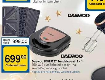 Tesco Sendvičovač daewoo nabídka