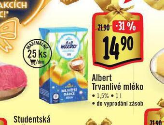 Jip Trvanlivé mléko nabídka