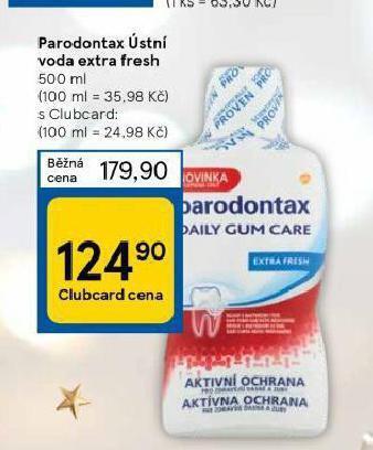 Tesco Parodontax ústní voda nabídka