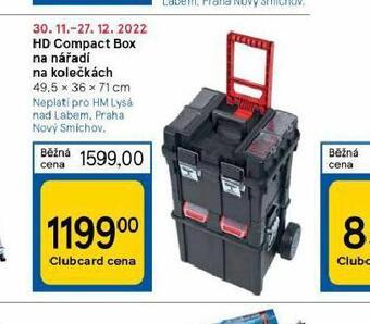 Tesco Hd compact box na nářadí na kolečkách nabídka