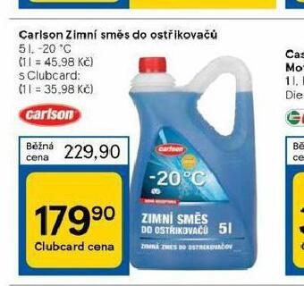 Tesco Carlson zimní směs do ostřikovačů nabídka