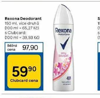 Tesco Rexona deodorant nabídka