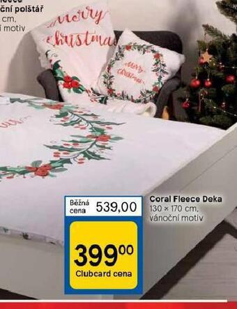 Tesco Coral fleece deka nabídka