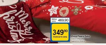 Tesco Coral fleece deka nabídka