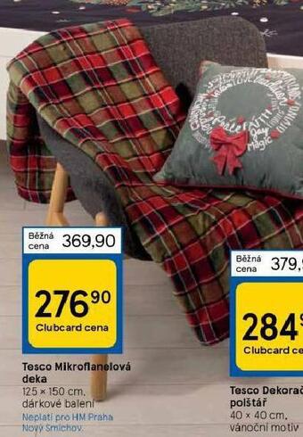 Tesco Mikrovláknová deka nabídka