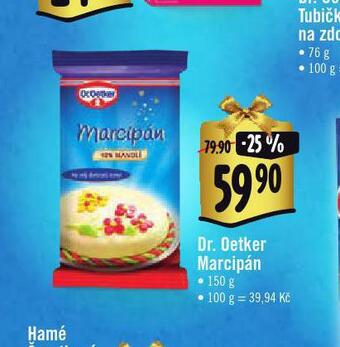 Jip Dr. oetker marcipán nabídka