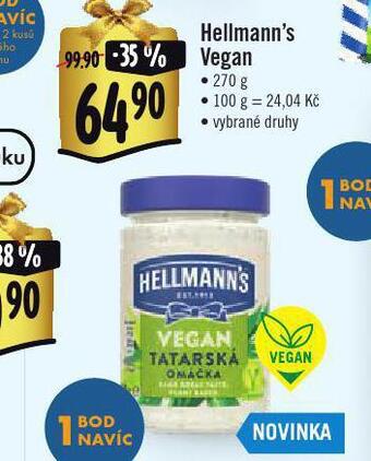 Jip Hellmann's vegan omáčka nabídka