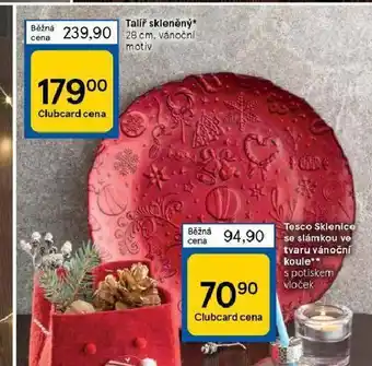 Tesco Talíř skleněný nabídka