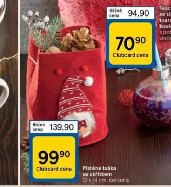 Tesco Plstěná taška se skřítkem nabídka