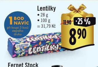 Jip Lentilky nabídka