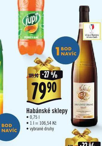 Jip Habánské sklepy nabídka