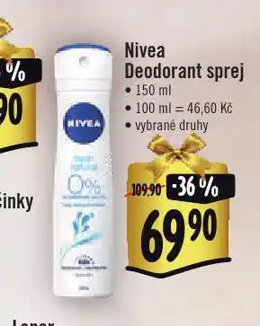 Jip Nivea deodorant sprej nabídka