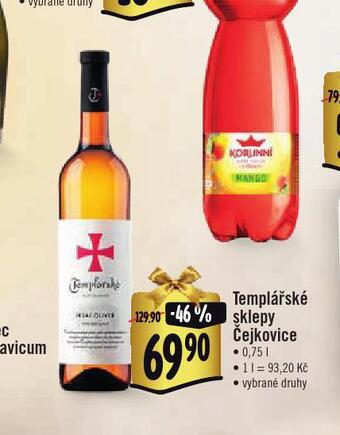 Jip Templářské sklepy čejkovice nabídka