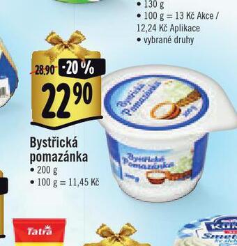 Jip Bystřická pomazánka nabídka