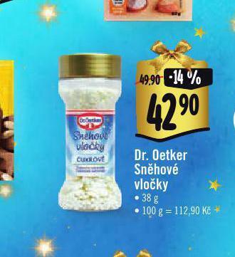 Albert Dr. oetker sněhové vločky nabídka
