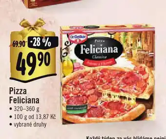 Jip Pizza feliciana nabídka