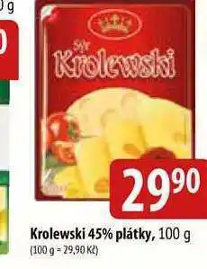 Krolewski 45% plátky, 100 g