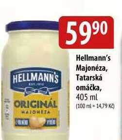 Bala Hellmann's majonéza, tatarská omáčka, 405 ml nabídka