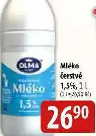 Bala Mléko čerstvé mléko 1,5%, 1l nabídka