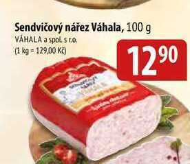 Bala Sendvičový nářez váhala, 100 g nabídka