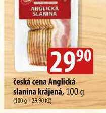 Bala Česká cena anglická slanina krájená, 100 g nabídka