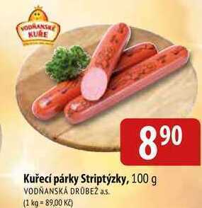 Bala Kuřecí párky striptýzky, 100 g nabídka