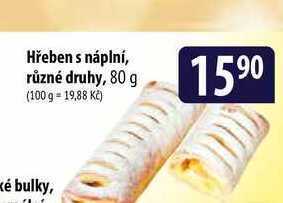 Hřeben s náplní, různé druhy, 80 g