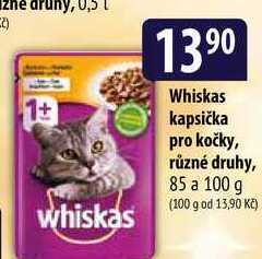 Bala Whiskas kapsička pro kočky, různé druhy, 85 a 100 g nabídka