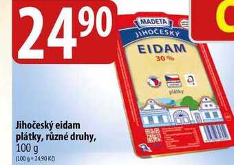 Bala Jihočeský eidam plátky, různé druhy, 100 g nabídka