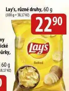 Lay's, různé druhy, 60 g
