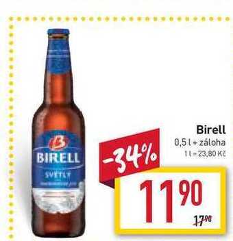 Billa Birell 0,5l nabídka