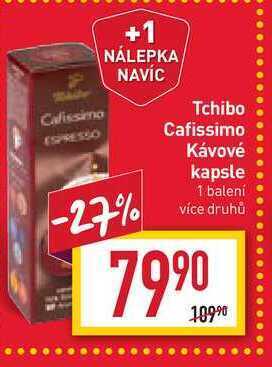 Billa Tchibo cafissimo kávové kapsle 1 balení nabídka