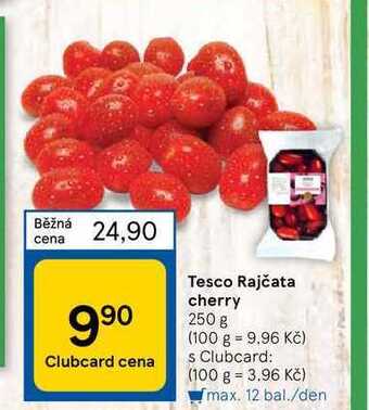 Tesco Tesco rajčata cherry 250 g nabídka