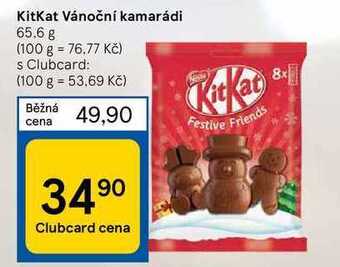 Tesco Kitkat vánoční kamarádi 65,6 g nabídka