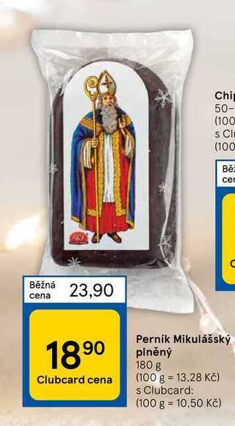 Tesco Perník mikulášský plněný 180 g nabídka