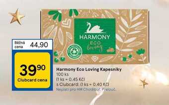 Tesco Harmony eco loving kapesníky 100 ks nabídka
