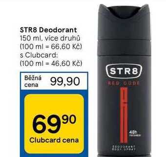 Tesco Str8 deodorant 150 ml nabídka