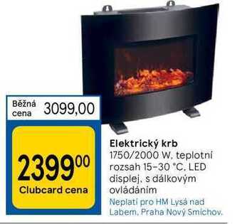 Elektrický krb 1750/2000 w