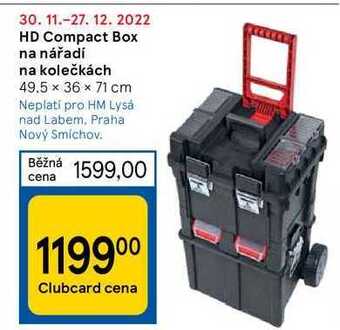 Tesco Hd compact box na nářadí na kolečkách nabídka