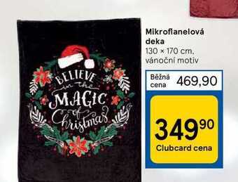 Tesco Mikroflanelová deka nabídka