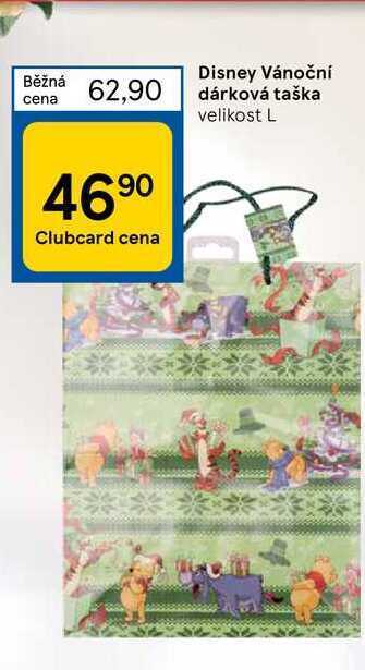 Tesco Disney vánoční dárková taška nabídka