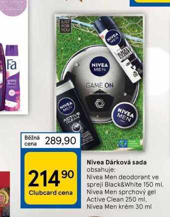 Tesco Nivea dárková sada nabídka