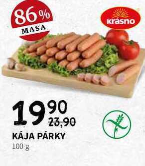 Terno Kája párky 100 g nabídka