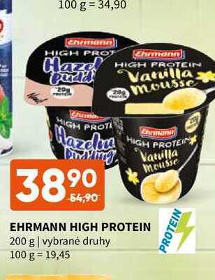 Terno Ehrmann high protein 200 g nabídka