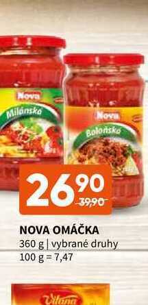Terno Nova omáčka 360 g nabídka