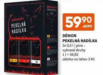 Terno Démon pekelná nadílka 3x 0,5l - pivo nabídka