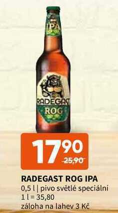 Terno Radegast rog ipa 0,5 l nabídka