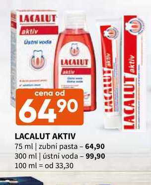 Terno Lacalut aktiv ústní voda 300 ml nabídka