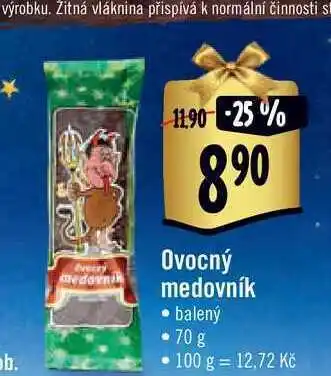 Albert Ovocný medovník balený 70 g nabídka