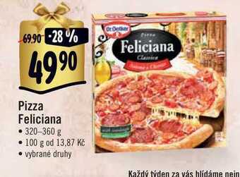 Albert Pizza feliciana • 320-360 g nabídka